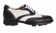 Parma White Blue Golf Shoes
