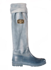 Woman Leather Rain Boots Jeans LAST CALL | US size 10